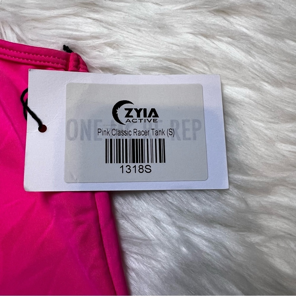 Zyia Pink Classic Racer Tank. Size Small. NWT. - Picture 6 of 10
